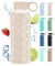 purifyou Premium Glass Water Bottles - 102/81/22/12 oz - Reusable Bottle with Time and Volume Markings, Silicone Sleeve and Stainless Steel Lid for