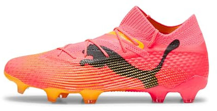 Puma Mens Future 7 Ultimate Firm Ground Football Boots Orange/Black 10 (44.5)