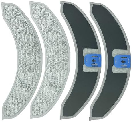 S YTALAND Paquete de 4 almohadillas de microfibra reutilizables para i-Robot Roomba Combo j7+, j9+