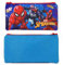 TDL Spiderman Trousse plate pour l'école, bleu, Trousse à crayons sur le thème des personnages