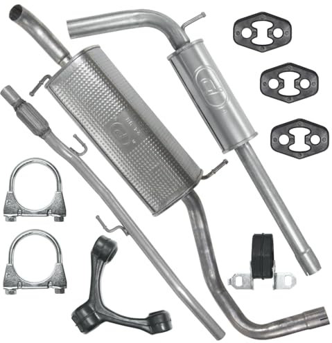 Polmo Schalldämpferset Auspuffanlage Auspuff für Seat Ibiza 4 IV 6J 2010-06/2017 1.2 TSI