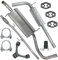 Polmo Schalldämpferset Auspuffanlage Auspuff für Seat Ibiza 4 IV 6J 2010-06/2017 1.2 TSI