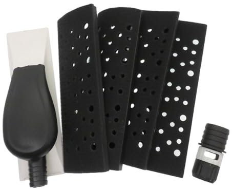 Sharplace Sanding Block, Vacuum Hand Sander Sponge Pad Dust for Wood Polishing, Household Cleaning, Car Repair