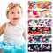 BETESSIN 6Stk. Stirnband Mädchen Kinder Haarband Blumen Elastisches Kopfband mit Schleife Breite Haarreif Schleife Haarschmuck Sommer Frühling Kopfschmuck für Schule Sport Freizeit in 6 Stilen