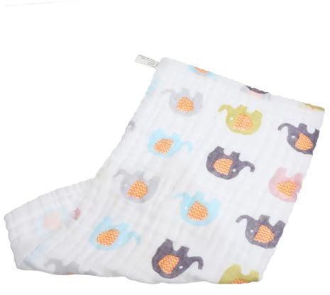 KOMBIUDA Baumwoll Kinderhandtuch mit Cartoon Motiven Saugfähig und Leicht Wiederverwendbar für Babys und Kleinkinder Beim Waschen