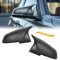 DREAMIZER Auto Spiegelkappen, 1 Paar Auto Spiegelabdeckungen Abdeckungen Seitenspiegel Kompatibel mit 220i 328i 420i F20 F21 F22 F23 F30 F31 F32 F33 420i F34 F36 F87 X1 E84 1er 2er 3er 4er (Karbon)