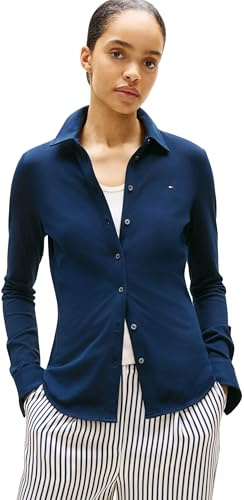 Tommy Hilfiger 1985 Slim Pique BTN DOWN LS