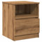 vidaXL Nachttisch Artisan-Eiche 40x40x50 cm Holzwerkstoff, Nachtschrank, Nachtkonsole, Schlafzimmermöbel, Nachtschränke, Nachtkommode, Beistelltisch