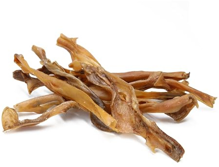 Masterfeed Ziegenhaut 20 cm, Getrocknet, 100% Natürlich, Kauartikel für Hunde, 500 g