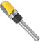 1pc 1/4,6mm Shank Round-Nose Plunge Router Bit - Shank Bearing - 1/2W X 5/8H For Woodworking Cutting Tool(6X12.7)