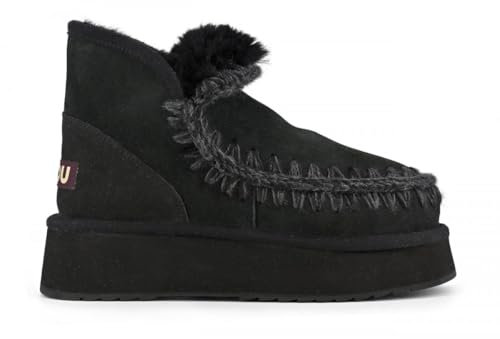 Mou Mini Eskimo Platform Boot Black, Schwarz , 40 EU