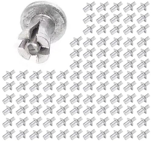 Hammerantrieb-Nieten, 55 g/110 g, Kernziehniete, Klopftyp mit Popniete, Popniete, Kernziehniete, Hammer-Antriebsnagel, halbrunde Aluminiumkernnieten für Präzisionsinstrumente