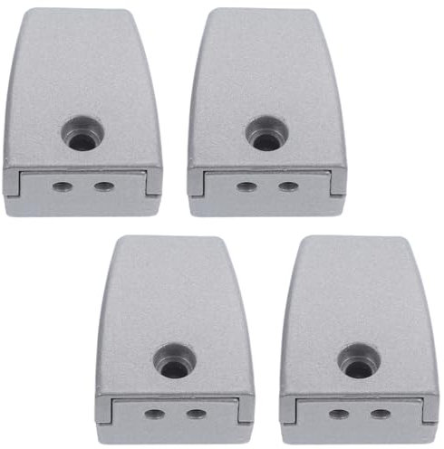 LALAFINA Trennwandklemmen Aus Aluminiumlegierung Schreibtisch-trennwandhalterungen 4-teilige Bildschirm-trennwandklammern Für Büro-konferenzräume
