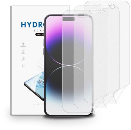 nvskvd 3 Stück Matt Hydrogel Folie für iPhone 14 Pro Max, Entspiegelte TPU Schutzfolie Flexible Displayschutzfolie Display Blendschutz, Anti-Fingerabdruck