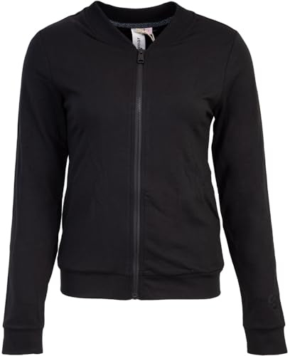 Ragwear Kenia Sweatjacke Damen (DE/NL/SE/PL, Alphanumerisch, XL, Regular, Regular, Black)