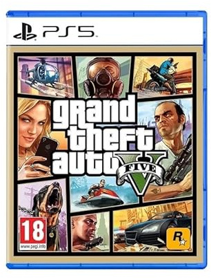 Born To Vape presente Grand Theft Auto V - Jeu PlayStation 5 Version Française et son sticker BTV exclusif collectionnable