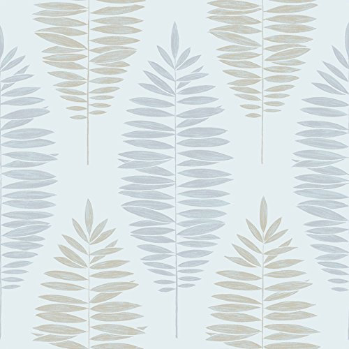 Boutique Duck Egg Lucia Wallpaper