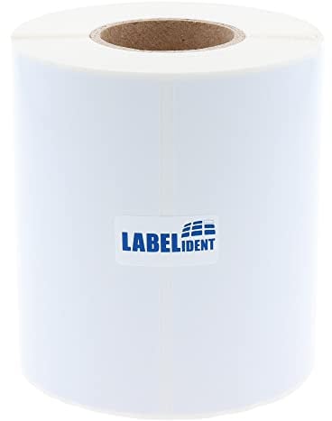 Inkjet Etiketten auf Rolle - 101,6 x 152,4 mm - 215 Papier Etiketten High Gloss, 40 mm Kern, hochglänzend, Inkjet beschichtet