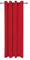 Rollmayer Vorhänge Schal mit Ösen Kollektion Vivid (Rot 12, 135x260 cm - BxH - 2 er Pack) Blickdicht Uni einfarbig Gardinen Schal für Schlafzimmer Schal