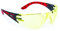 Riley Clear Safety Glasses for Work with Anti Fog Scratch Resistant Wrap-Around Lenses and Non-Slip Grips, UV Protection. Eye Protection Cycling and Squash Glasses EN166 Certified