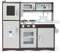 Bayer Chic 2000® Kinderküche Holz – Spielküche mit Gefrierschrank, Backofen & mehr – Fördert Kreativität & Fantasie – Ab 3 Jahren, Braun/Silber