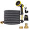 ZAselect Garden Hose 150ft 45m Expandable Strongest Double Latex Inner Tube Prevent Leaking Magic Hosepipe with 9 Function Spray Gun Extended Version 150FT-45M…