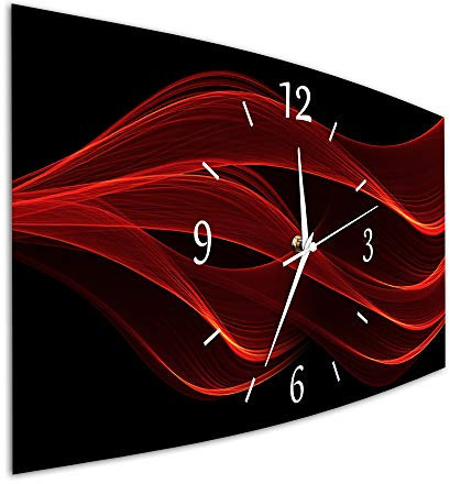 Bilder-Manufaktur BM Funk Quarz Quarzwanduhr Wanduhr Funkwanduhr Funkwanduhren Funkuhr Funkuhren kein Ticken lautlos geräuschlos leise ohne Tickgeräusche groß XXL MF6-9585-1WZ-funk