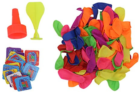 WaterBomb Kit mit Wasserhahn-Adapter (102 Stück) | Wasserballons für Kinder zum Baden und Spielen im Sommer – Kinder-Partytütenfüller, Spielzeug geeignet für Kinder ab 3 Jahren