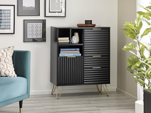 Julian Bowen Murano 2 Door 2 Drawer Sideboard - Matt Black