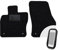 moto-MOLTICO Vorne Fußmatten Auto Velours Autoteppiche Schwarz Automatten Set 2-teilig passend für VW T-ROC Seat Ateca Skoda Karoq ab 2017