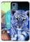 Sunrive Case compatible with Nokia C12/C12 Pro, Ultra Slim Transparent Soft Premium TPU Silicone Back Rubber Bumper Protector Patterns Cover(Q tiger)