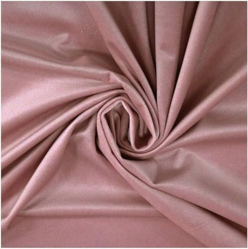 Tende Arredo Tessuto Velluto Metraggio Altezza 3 Metri ottimo per Tappezzeria Morbida Fodera Divani Cuscini Tende a Caduta Mantovane (ROSA)