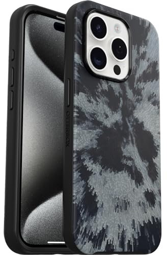 OtterBox Symmetry for MagSafe Case for iPhone 15 Pro, Shockproof, Drop proof, Protective Thin Case, 3x Tested to Military Standard, Black/Grey