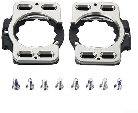 Zoegneer 2Pcs Road Cycling Lock-in Pedale Selbstsichernde Pedal Lock-in Cleats Fahrrad Fahrrad Pedal Cleats