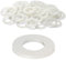 BOUMVID Rondelle in Plastica M4 x 10 mm, 100 Pezzi Distanziali Tondi Teflon Gomma Piatte Rondelles in Nylon, Dischi in Plastica Poliammide alzaporta Rondella per Riparazioni di Ricambio