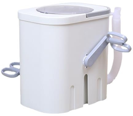 TPLLPK Hand Crank Clothes Washer, Manual Washing Machine with Wash Basket, Dual Operation Mode, Non Electric, for Dormitory, Apartment, Camping, Easy to Carry