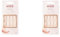 KISS Colección Salon Acrylic French Nude, Leilani, uñas postizas desnudas de longitud media, incluye 28 uñas postizas, pegamento para uñas, lima de uñas y barra de manicura (Paquete de 2)