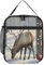 Isolierte Lunchtasche, Lunchbox mit Seitentasche, Rentier-Lunch-Tasche, Lunch-Tasche für Damen