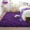 BSGIFT Teppich Wohnzimmer Flauschig Lila 120x160, Shaggy Hochflor Teppiche Modern Langflor Bettvorleger High-Pile Carpet Wohnzimmerteppich rutschfest für Schlafzimmer Kinderzimmer