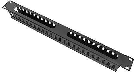 Veemoon Cable Management Rack Metal for Network Supply Server Cable Management Organizer Trunking to Hide Wires Desk