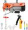 CREWORKS Electric Hoist, 690kg Electric Hoist Lift with 5m Wired Remote Control 12m Single Cable Lifting Height, 1150W Single Double Slings Hoist Lift Ceiling Winch for Factory Warehouse Garage