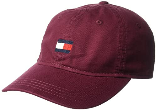 Tommy Hilfiger Herren Mütze Ardin Dad - Rot - Einheitsgröße
