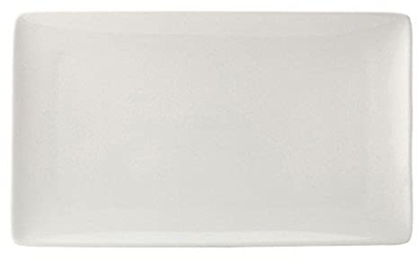 Utopia Pure White, E10003-000000-B01006, Rectangular Plate 13.75 x 8.25 (35 x 21cm) (Box of 6)
