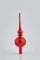 Puntale albero di Natale EDG vetro rosso H31 cm
