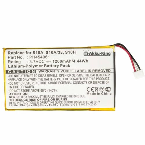 Akku-King Akku kompatibel mit Philips PH454061 - Li-Polymer 1200mAh - für Philips S10A, S10A/38, S10H