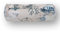 beties „Nautic“ Mistral Nakenrollen Bezug ca. 15x40 cm Elfenbein