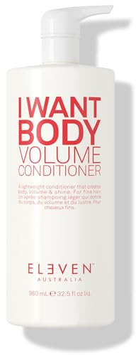 ELEVEN AUSTRALIA I Want Body Volume Conditioner – Volumen-Spülung für feines Haar – Kräftigender Conditioner mit Proteinen für Fülle & Glanz – Vegan & Tierversuchsfrei – 960ml