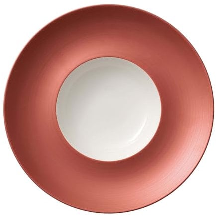 Villeroy und Boch Manufacture Glow Tiefer Teller Coupe, 29 cm, Premium Porzellan, Glow