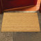 COMERCIAL CANDELA FELPUDOS Y ALFOMBRAS Felpudo para Puerta de Casa de Fibra de Coco Liso de 17 mm Antideslizante (45_x_80 CM)