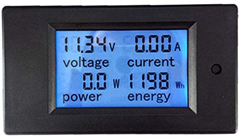 Akozon DC Leistungsmesser PZ-021 20A Digitales LCD Display DROK 80260V 20A Multifunktions Spannungsstrommesser